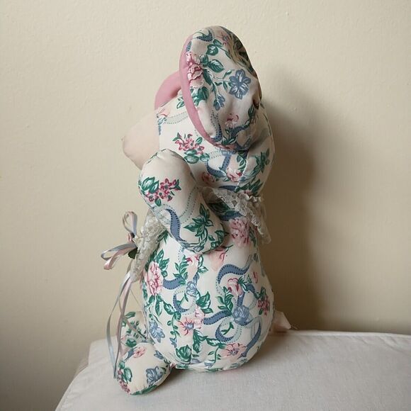 VTG Vantage International Floral Print Mouse Stuffed Animal Collectible Cottage - Picture 6 of 12